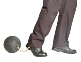 2010-checking-study-3-fees-lg Man chained to a ball