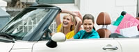 Women in car