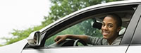 Man in car