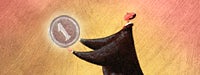 Man holding coin