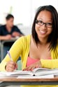 Student at school