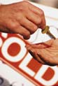 Handing over house keys
