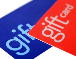 Dig out unused gift cards Dig out unused gift cards