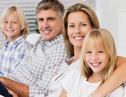 A family of four