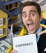 Broker with contract