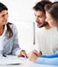 Couple meeting with financial advisor