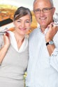 couple shopping passport map