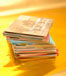 stack of credit cards 