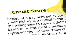 Credit score definition highlighted © Ivelin Radkov/Shutterstock.com