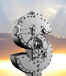 A large $ sign vault in the sky