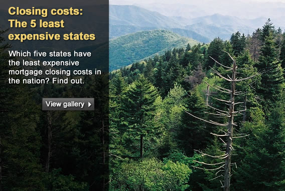 5 least expensive states