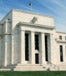 Federal Reserve building from the left, blue skies