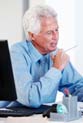 Financial planner helping a couple with their future investment