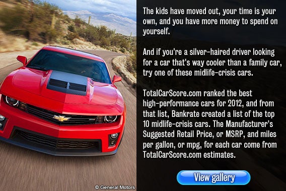 10 high-priced cars for a midlife crisis