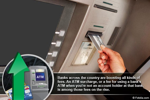 5 cities with the highest ATM fees in 2012