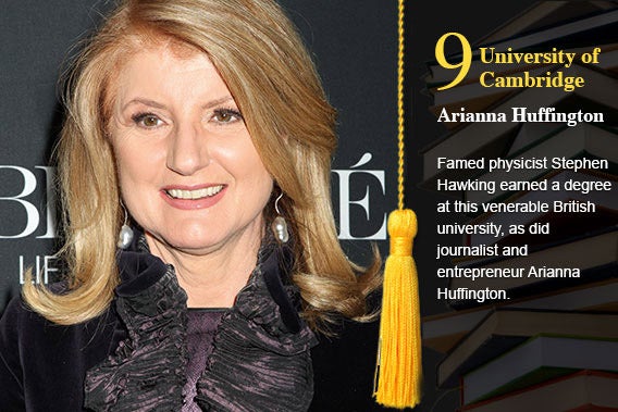 University of Cambridge - Arianna Huffington Â© JStone/Shutterstock.com