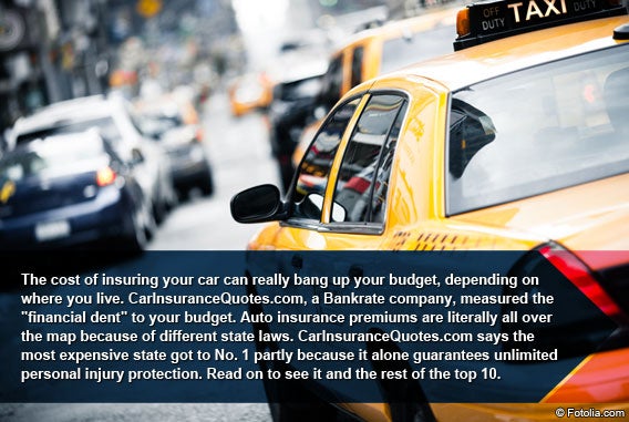 10 Most Expensive States For Auto Insurance | Bankrate.com
