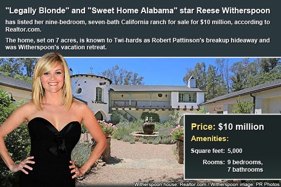 Celebrity house for sale: Reese Witherspoon