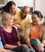 Group of friends on couch