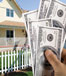 Holding cash by house