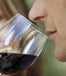 Happy couple wine tasting 