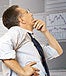 Man looking at rates
