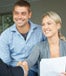 Young couple meeting with adviser