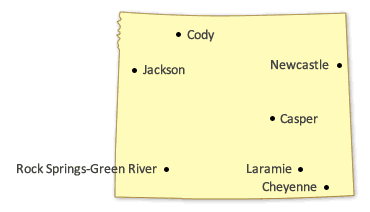 Wyoming State Map