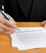 Mortgage agreement on desk