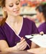 nurse with clipboard