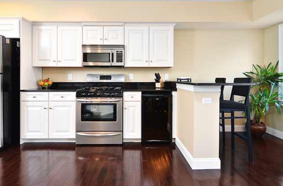A 5-year-old contemporary condo in Quincy, Mass.