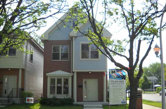 A 3-year-old prairie-style house in the Hyde Park neighborhood in Chicago.
