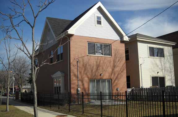 A 3-year-old prairie-style house in the Hyde Park neighborhood in Chicago.