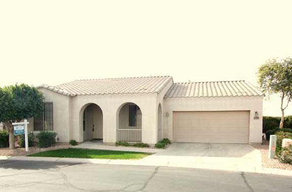 A Spanish-style ranch house in Mesa