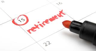 Retirement written on calendar © Jirsak/Shutterstock.com