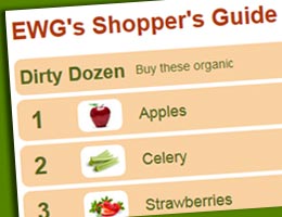 Use the EWG Shopper Guide Use the EWG Shopper's Guide