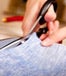 Cutting fabric
