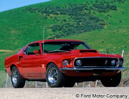 1969 Ford Mustang Boss 429 © Ford Motor Company
