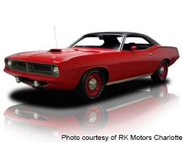 1970 Plymouth Hemi 'Cuda © Photo courtesy of RK Motors Charlotte