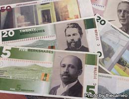 Some towns have their own currency