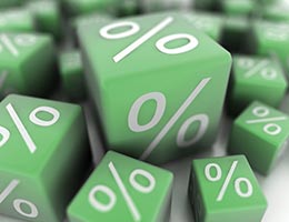 Negotiable preferred loan rates from bank © ArchMan/Shutterstock.com