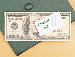 What type of financial aid is being offered? © cjgphotography/Shutterstock.com