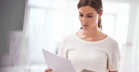 Don't forget paperwork proof Â© iStock