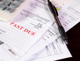 Paying late fees and juggling bills