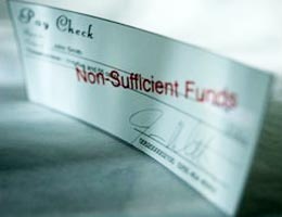 Regularly paying overdraft fees