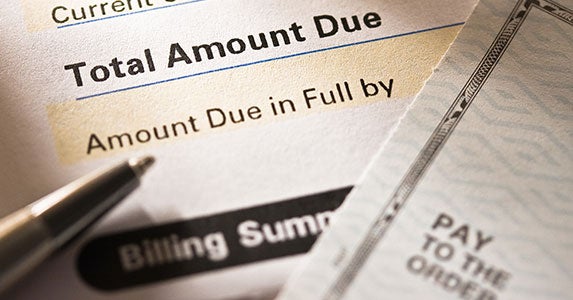Watch those credit card balances © photastic/Shutterstock.com