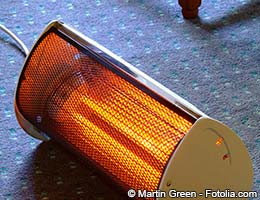 A portable space heater may work for you