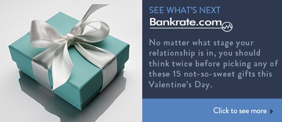 No matter what stage your relationship is in, you should think twice before picking any of these 15 not-so-sweet gifts this Valentine's Day. © pedrosala/Shutterstock.com
