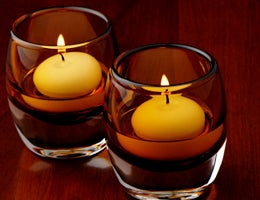 Create party ambiance with candles, scents