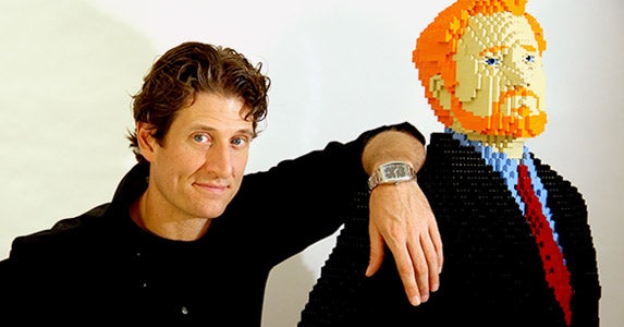 Lego my image | Photo courtesy of Nathan Sawaya